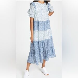 endless rose Floral Tiered Midi Dress